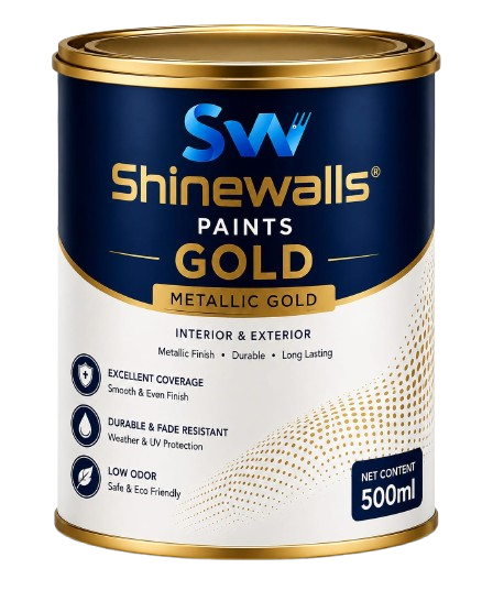 Gold Metallic - Premium Paints by Shinewalls Paints Industries