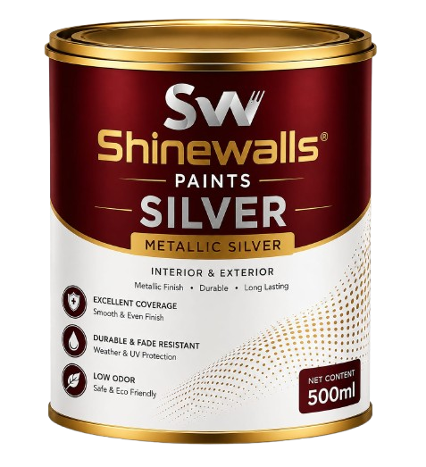 Silver Metallic - Premium Paints by Shinewalls Paints Industries